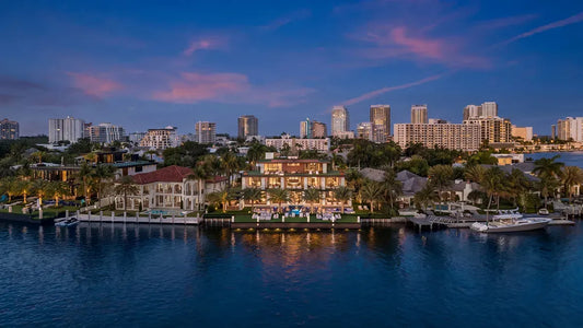 Photos: The $55 Million Florida Mansion with a Rooftop Pickleball Court