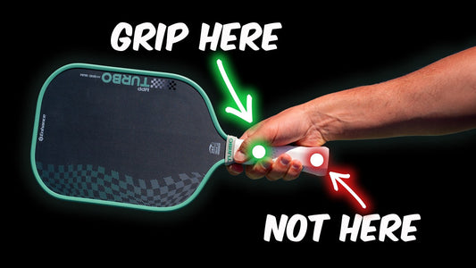 Why Pro Players Choke Up on Their Pickleball Grip