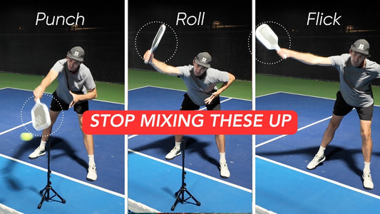 The Punch, Flick & Roll:  A Complete Guide to the Backhand Volley in Pickleball