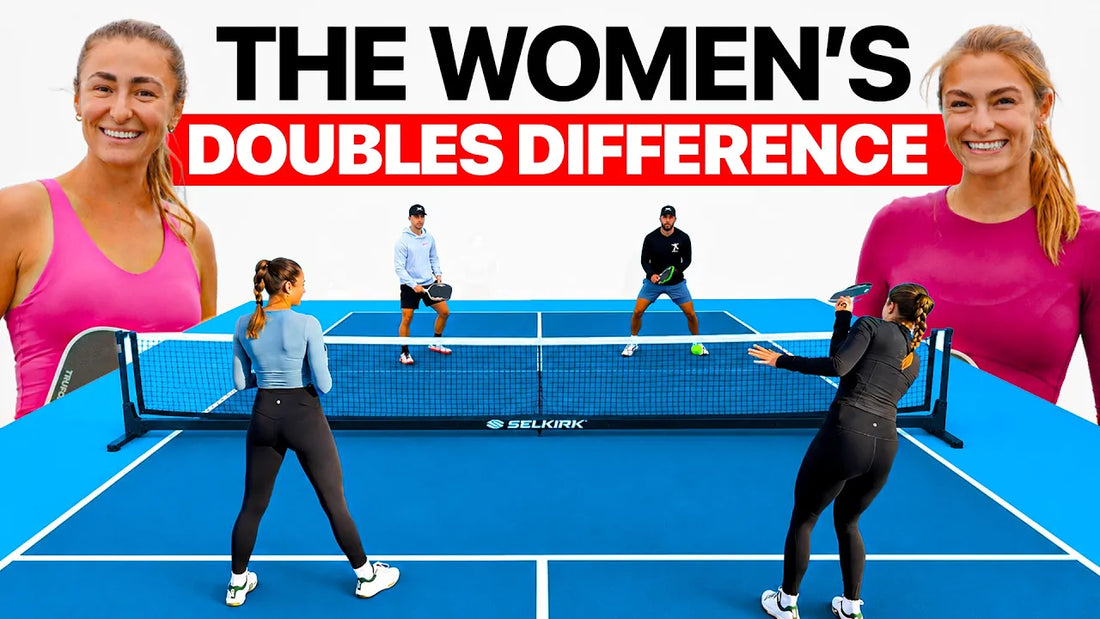 How Women's Doubles Pickleball Strategy Differs from Men's